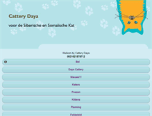 Tablet Screenshot of dayacattery.nl